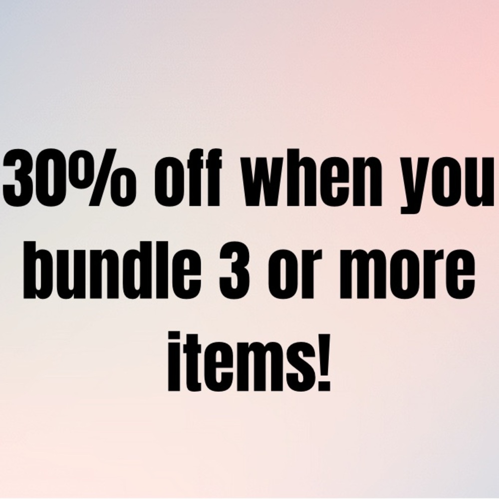30% Off Bundle Offer